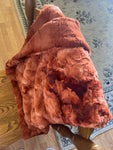 Throw Minky Blanket - Hide Ginger/Galaxy Ginger