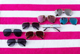 Unisex Aviator Sunglasses - multiple colors