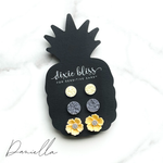 Daniella - Dixie Bliss - Trio Stud Earring Set