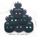 Drops of Spring - Dixie Bliss - Single Stud Earrings