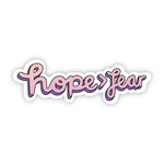 Hope > Fear Sticker - Purple