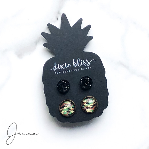 Jenna - Dixie Bliss - Duo Stud Earring Set