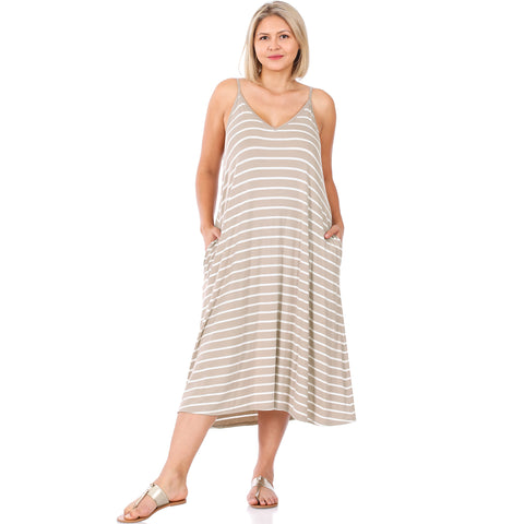 1X ONLY Summer Breeze Striped Dress