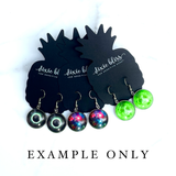 GLOW IN THE DARK Solar System - Dixie Bliss - Dangle Earring