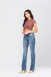 24W ONLY Judy Blue Mid-Wash Bootcut Jeans