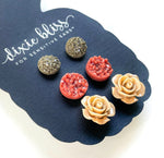 Lilith - Dixie Bliss - Trio Stud Earring Set
