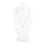 Lavishly Layered Necklace in Silver