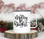 Merry & Bright Christmas Travel Cup
