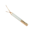 Natural Grace Stone Pendant Necklace