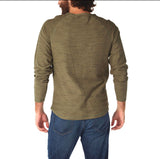 S ONLY Jax Military Green Long Sleeve Henley