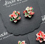 Yuletide Succulents - Dixie Bliss - Single Stud Earrings