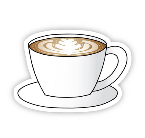 Latte Coffee Aesthetic Sticker